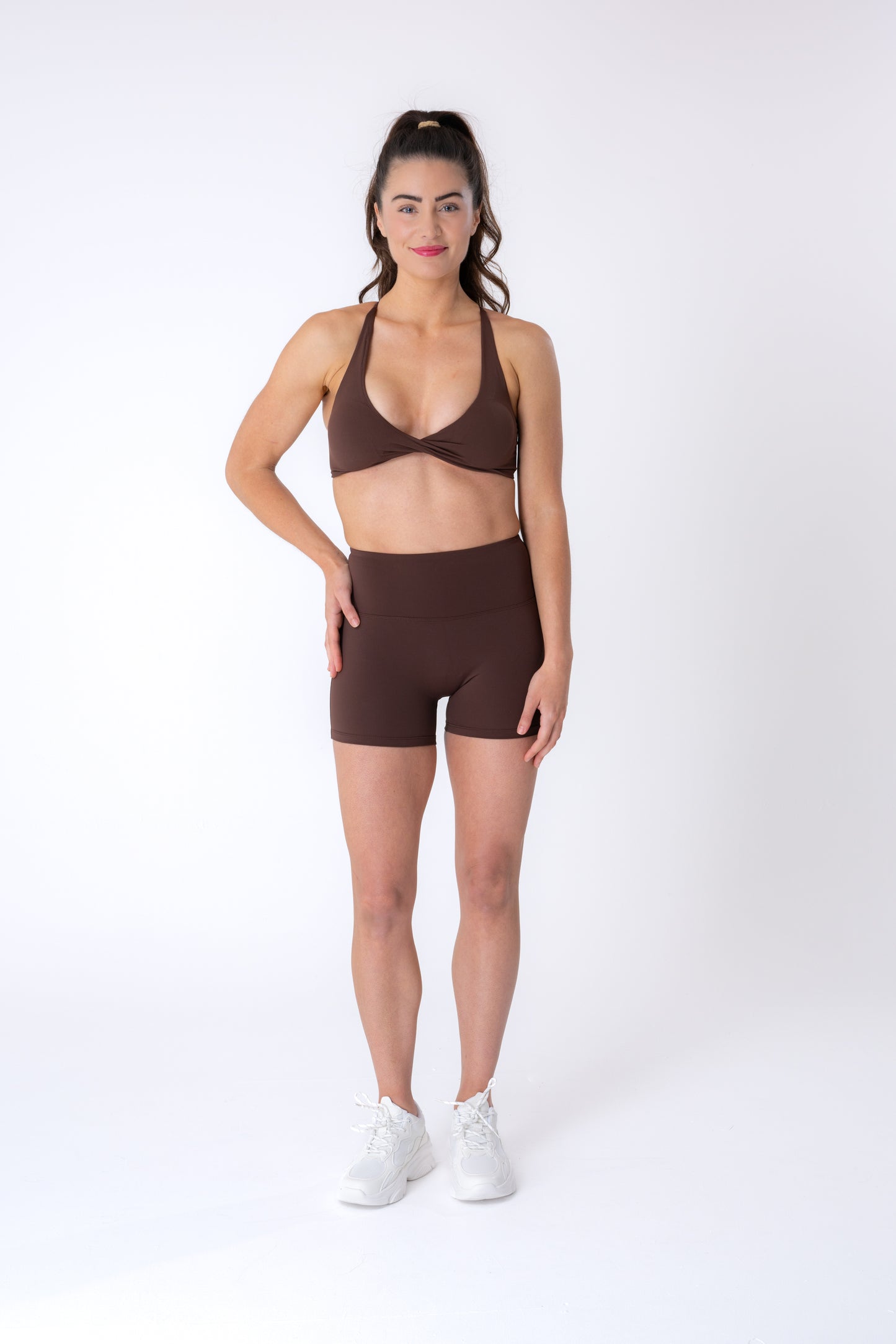 AMONGXT Bike Shorts - Mocha
