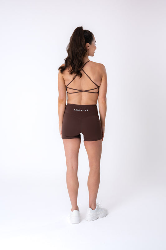 AMONGXT Bike Shorts - Mocha