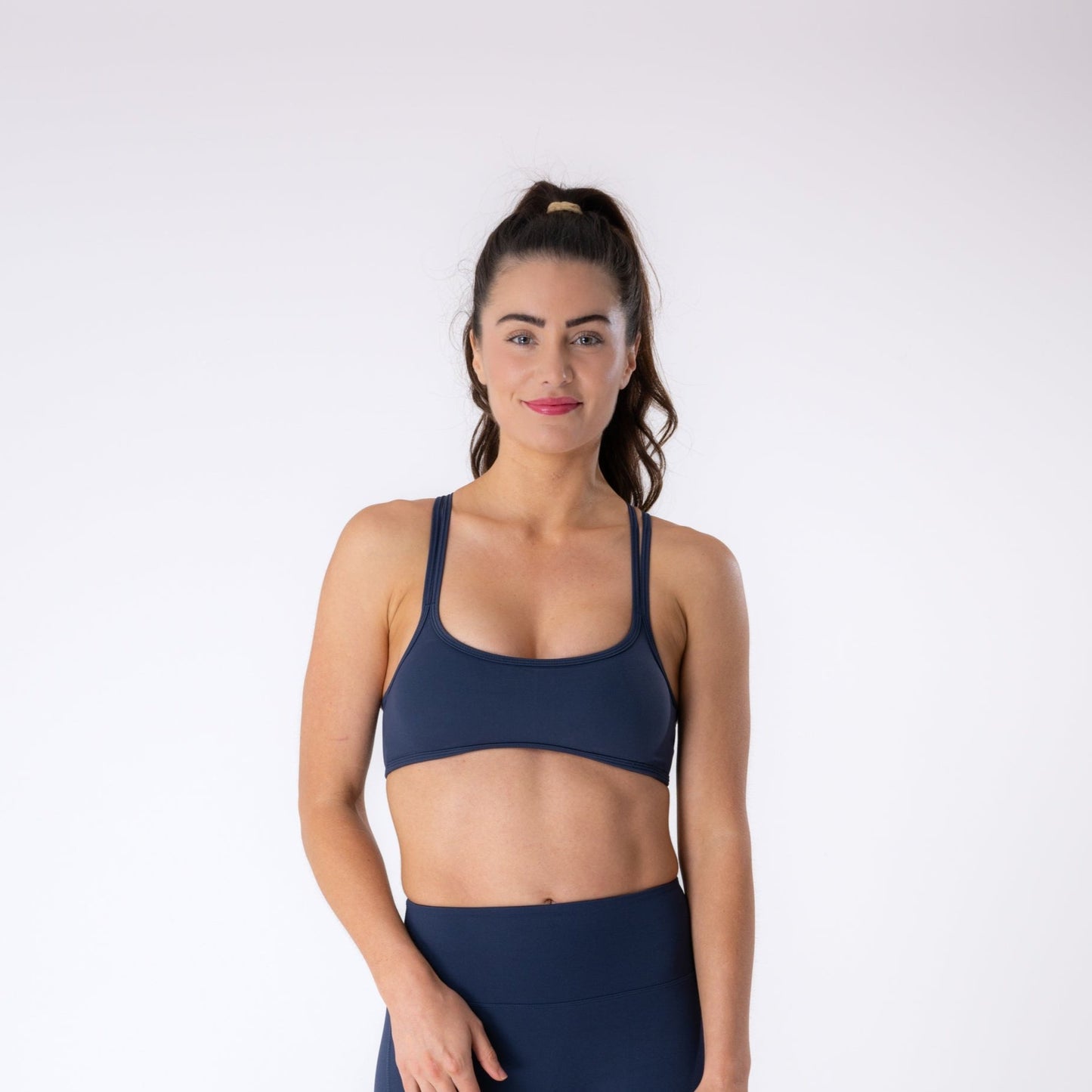 AMONGXT Classic Sports Bra - Navy