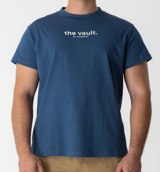 The Vault Tee - Light Navy