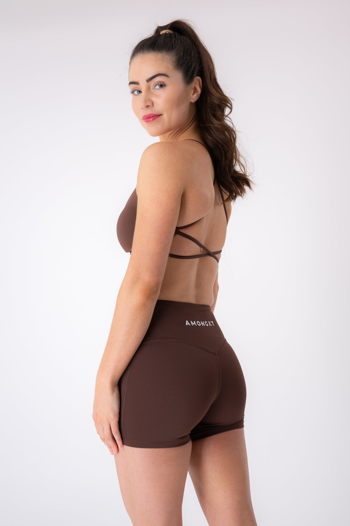 AMONGXT Bike Shorts - Mocha